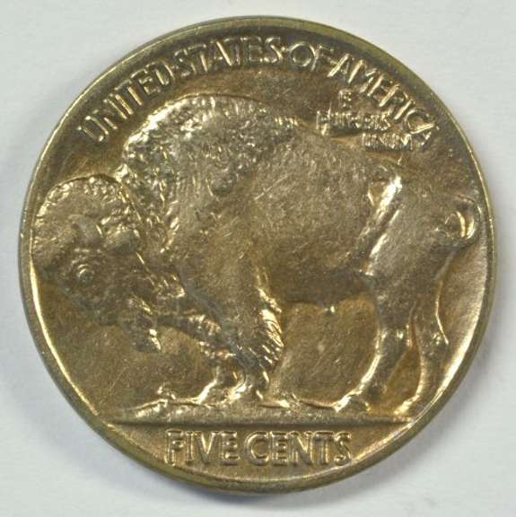 Lovely BU 1919-P Buffalo Nickel. Full strike