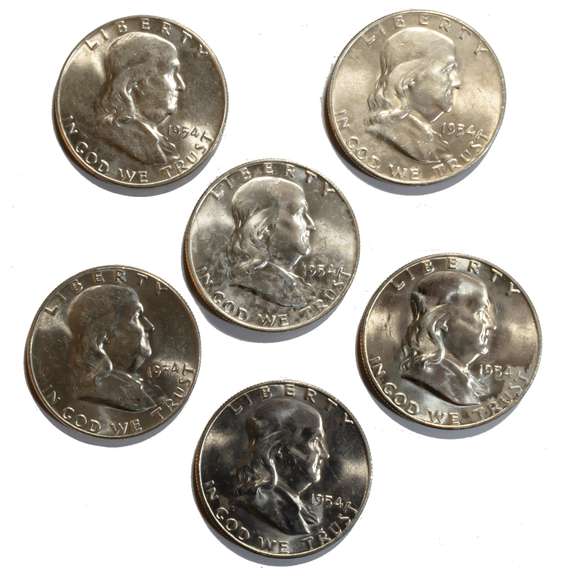 2 Each Frosty White BU 1954 P D S Franklin