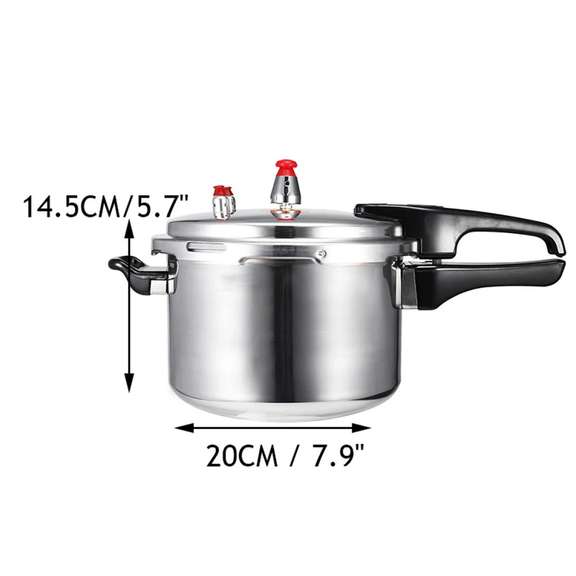 4L Pressure Cooker Commercial Aluminum Alloy