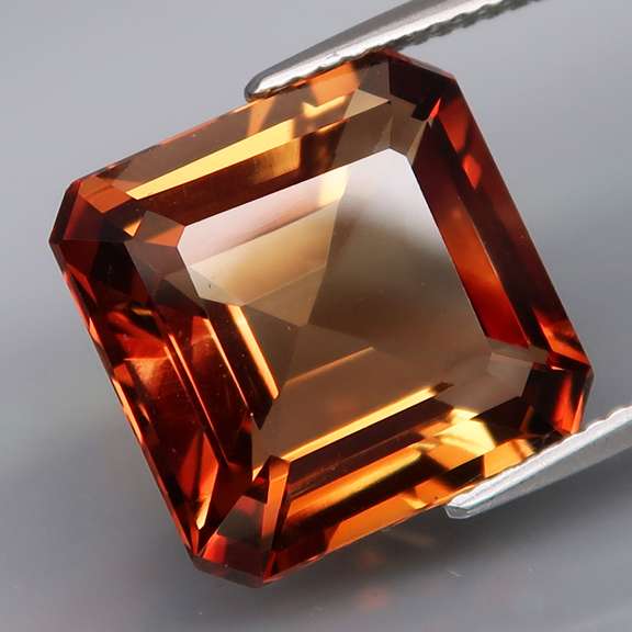 Lavish 13.35ct emerald cut Imperial Topaz