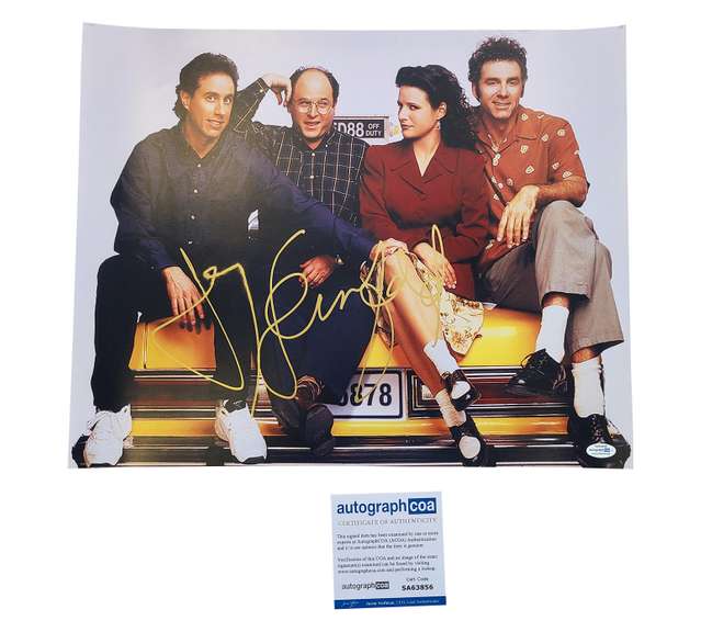 Jerry Seinfeld Autographed 16x20 Photo
