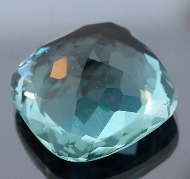 Designer 30.84ct blue green Hydrothermal Quartz