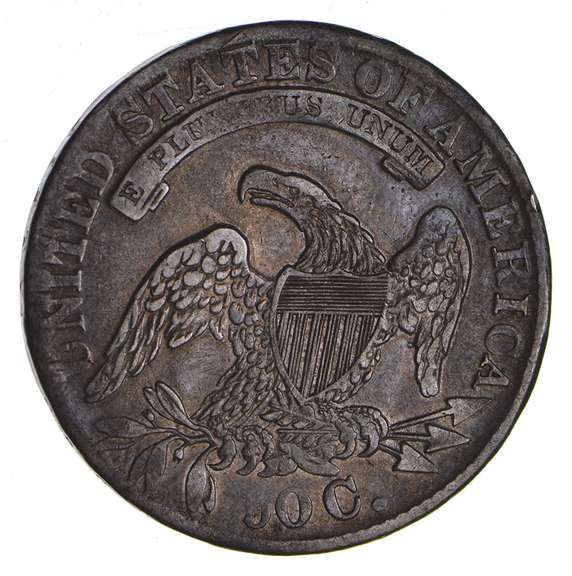 1833 Capped Bust Half Dollar - Circulated