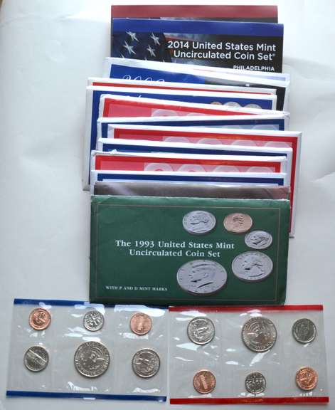 Various  US Mint Sets 1993-2014