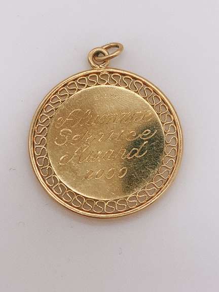 14kt Solid Yellow Gold Pendant