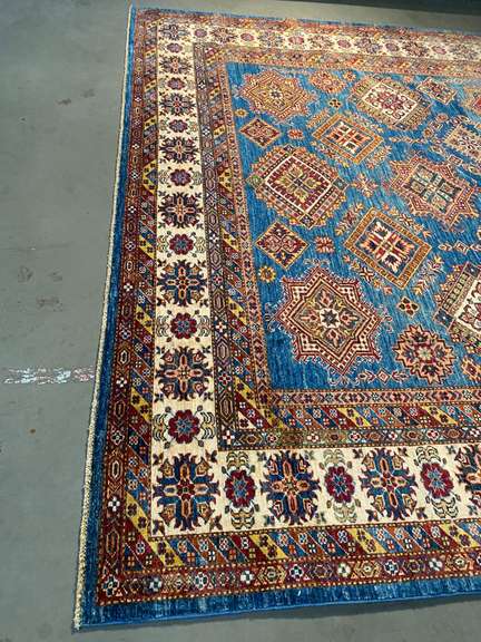 STUNNING FINE SUPER KAZAK RUG 8.3x10.9