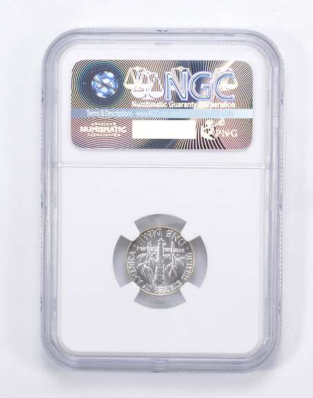 MS67 1964-D Roosevelt Dime - Toned - Graded by NGC