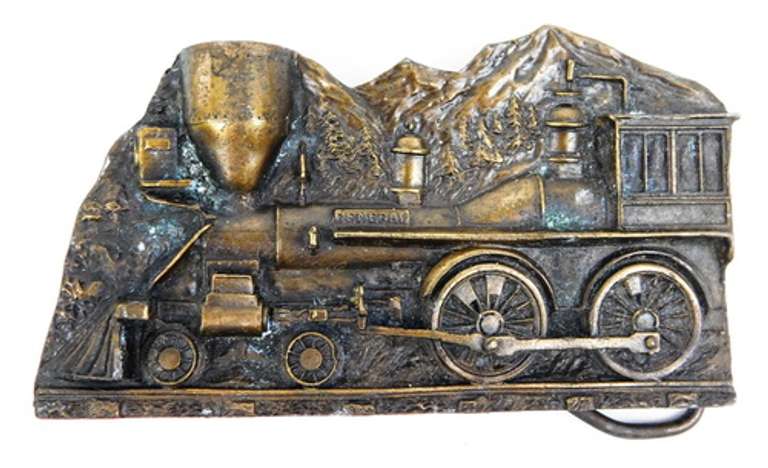 1977 Cap't Hawk's Train Belt Buckle