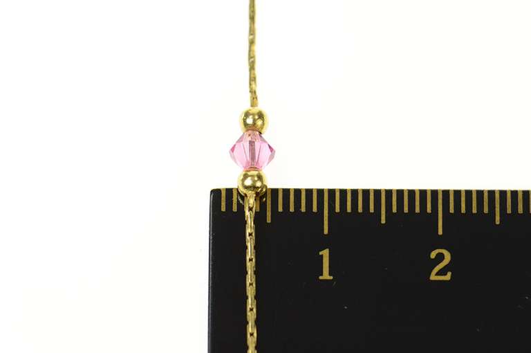 14K Yellow Gold Sim. Topaz Citrine Peridot Squared Chain Necklace
