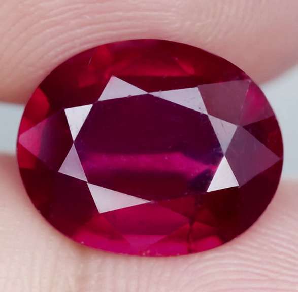 Rich blood red 4.83ct Ruby from Madagascar