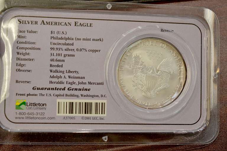 2000 American Silver Eagle, BU