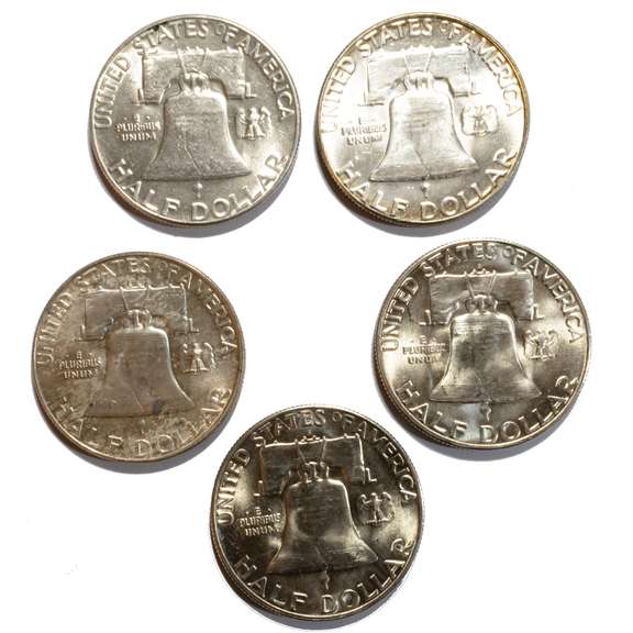 5  Frosty White BU 1954 P D S