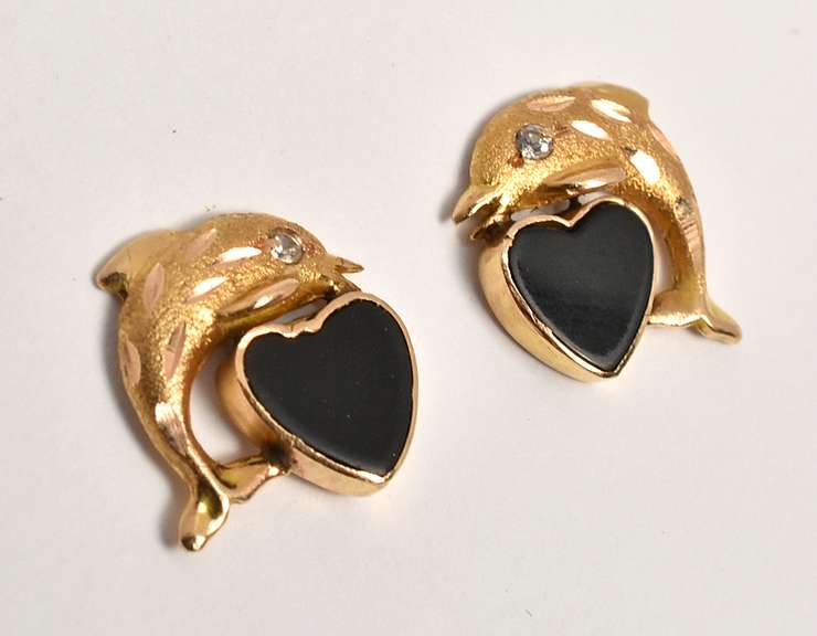 Sweet I Love Dolphins Earrings