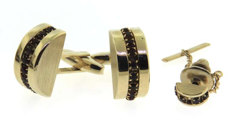 Vintage Sarah Coventry Cufflinks & Tie Tack set