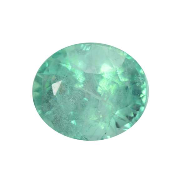 Solitaire sized .41ct real Colombian Emerald