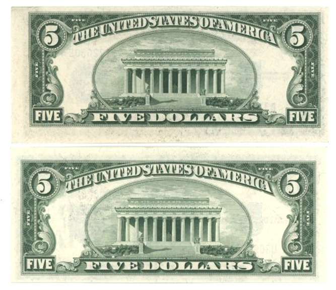 Crisp Uncirculated 1934-C & 1934-D $5 Silver Certificates