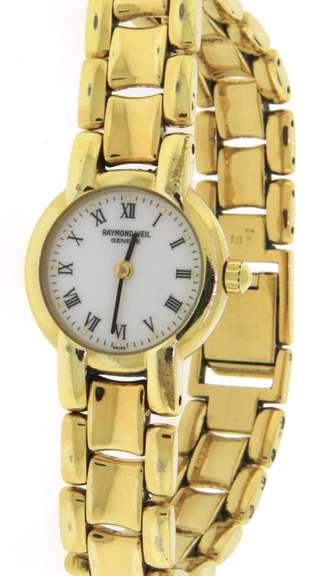 Raymond Weil Geneve Quartz Gold Plated Watch