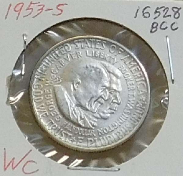 1953-S Wash Carver Silver Half Choice/Gem