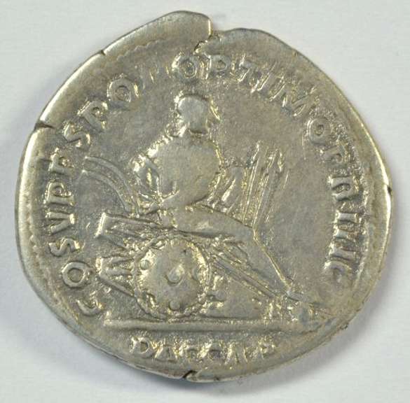 Scarce Trajan Roman Silver Denarius, 98-117 AD.