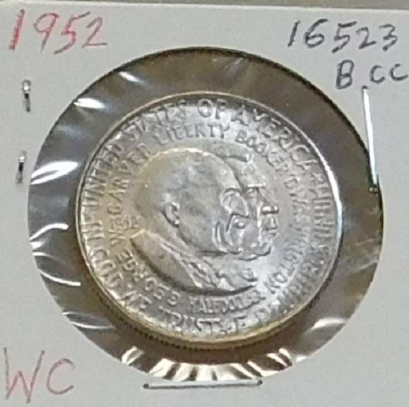 1952 Wash Carver Silver Half Choice/Gem