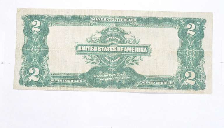 1899 $2.00 United States Silver Certificate - Large Note