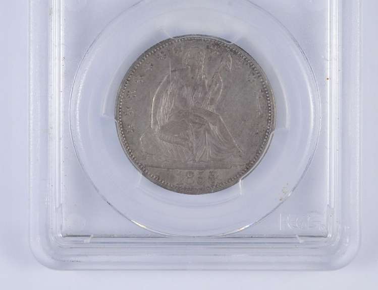 XF45 1858-O Seated Liberty Half Dollar - Graded PCGS