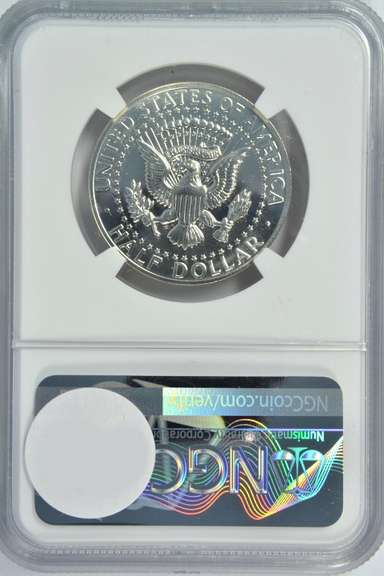 RARE Great NGC PF66 ACCENT HAIR 1964 Kennedy Half Dollar