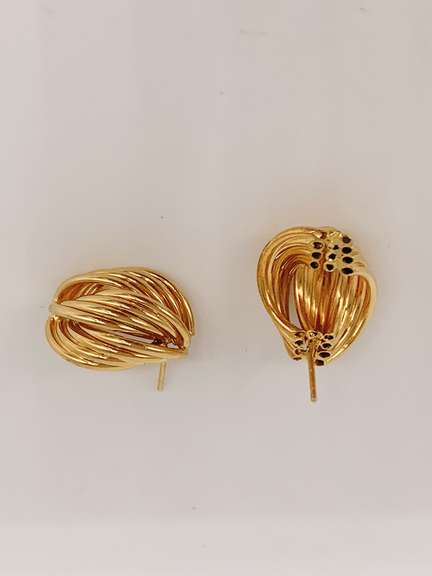 14kt Solid Yellow Gold Earrings