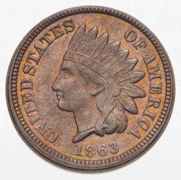 1863 Indian Head Cent