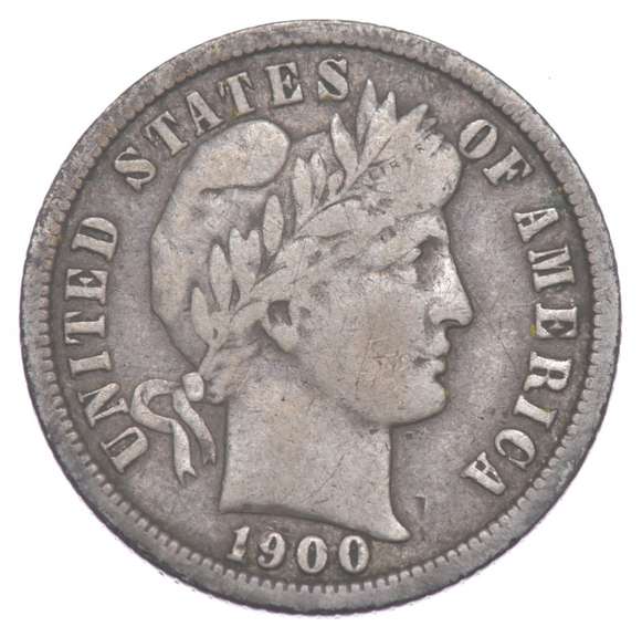 1900-O Barber Dime