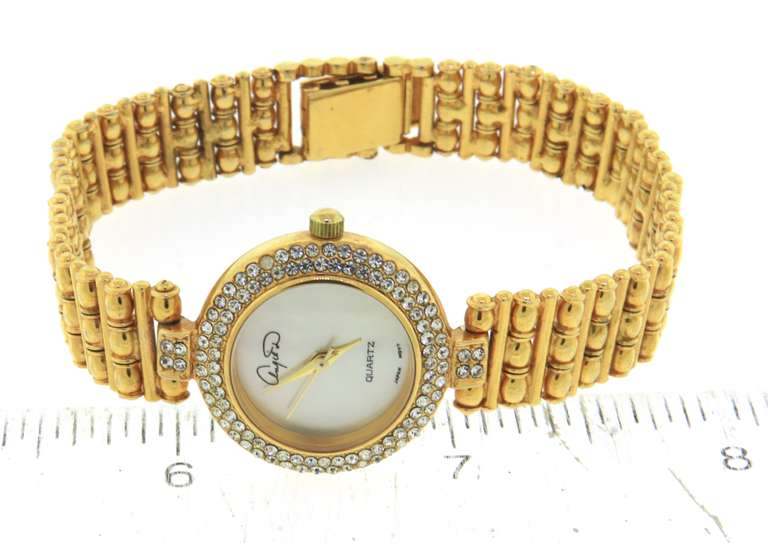 Angie Dickenson Ladies Watch w CZ