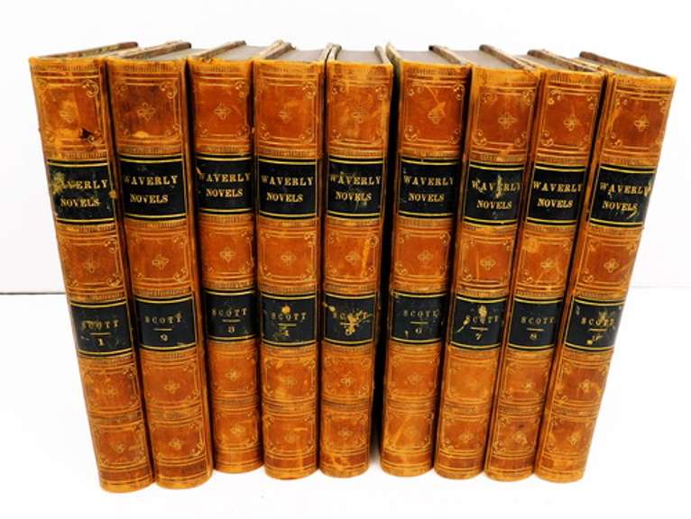 1861 9 Vol. Set - Memoirs of Sir Walter Scott