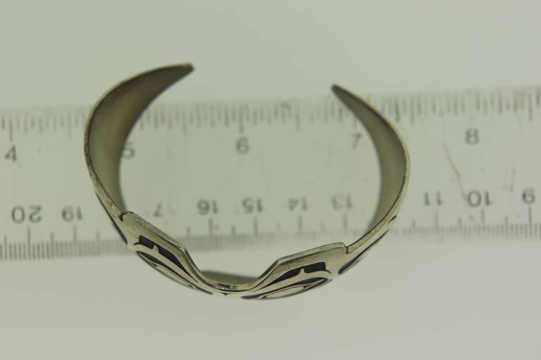 Sterling Silver O.Lonning Mag Art Northwest Cuff