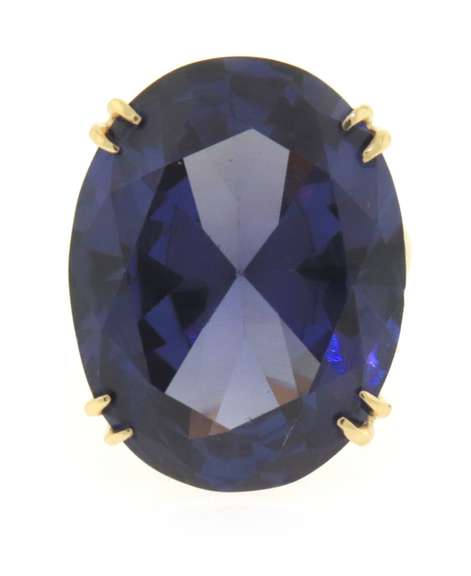 Amazing Yellow Gold Faux Alex Ring