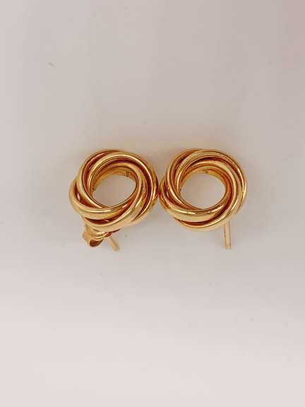 14kt Solid Yellow Gold Earrings