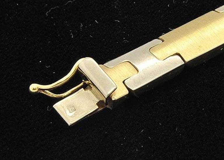 Beautiful Ladies 14kt White & Yellow Gold Bracelet