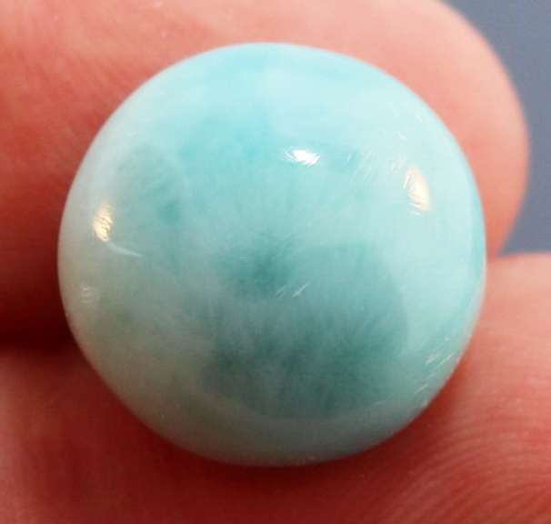 Collectors 15.93ct cloud blue Larimar cabochon