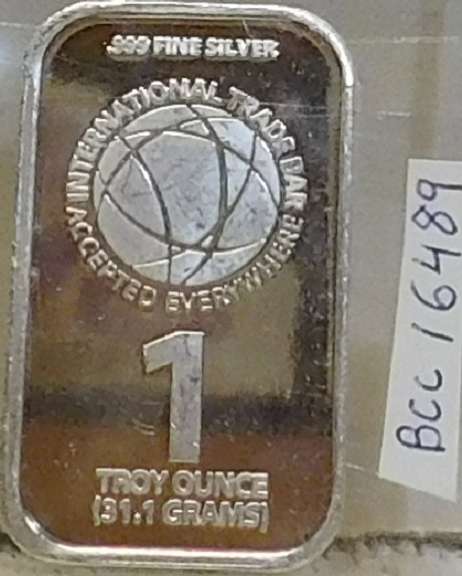 1 Oz Silver Bar PROOF - ITB