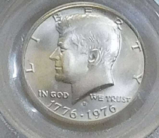 1976-S Unc Silver Kennedy Half PCGS MS-66