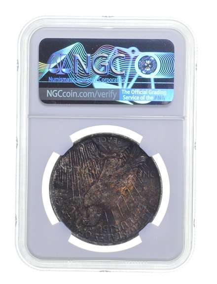 MS63 1922 Peace Silver Dollar - CAC - Graded NGC - Toned