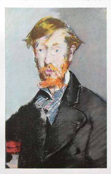 Vintage Edouard Manet, Portrait of George Moore