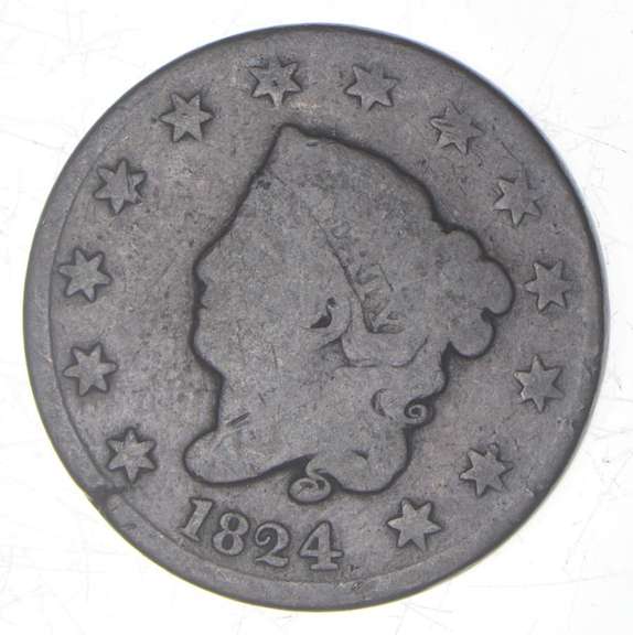 1824 Matron Head Large Cent
