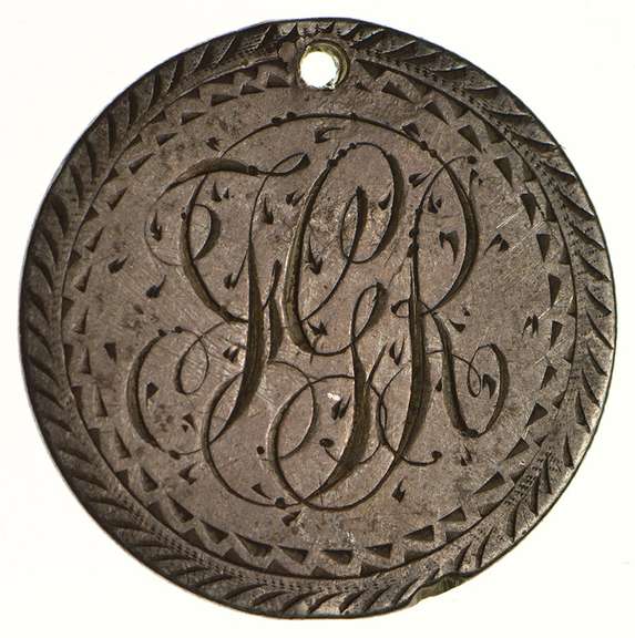 CL3 1873 Seated Liberty Quarter Love Token - Rare