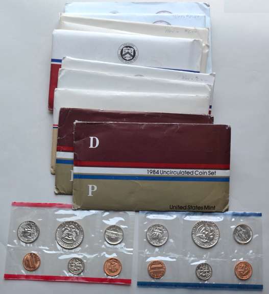 2 Each US Mint Set Lot 1990-93 1995 & 1996