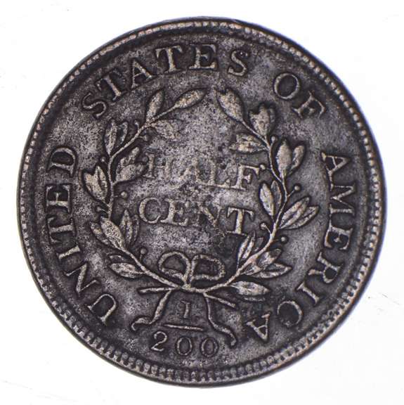 1803 Draped Bust Half Cent