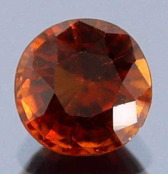 Fiery 4.46ct top color Hessonite Garnet solitaire