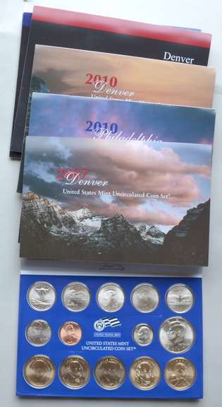 2007 2010 2011  US Mint Sets
