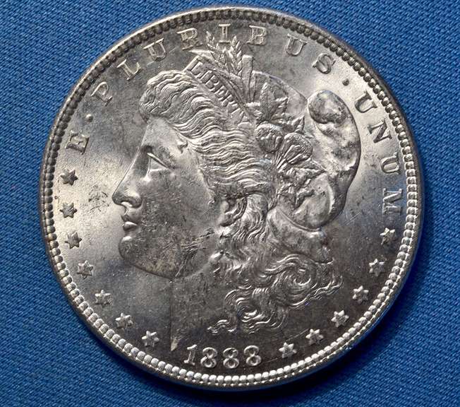 1888 B U MORGAN DOLLAR