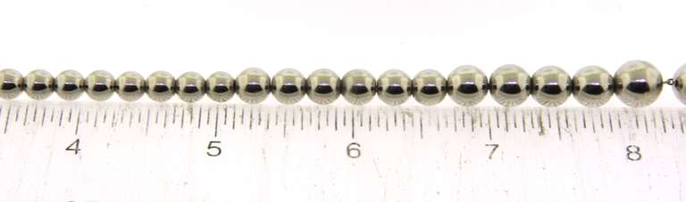 Tiffany & Co Graduated Bead Necklace