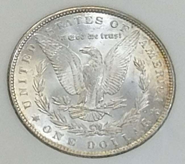 1889 Morgan Dol NAS MS-65